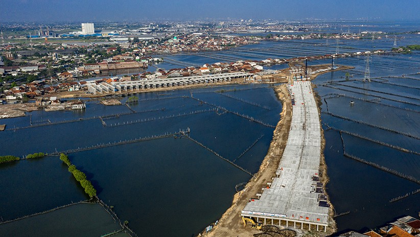 Progres Pembangunan Jalan Tol Semarang-Demak Seksi II - Bagian 2
