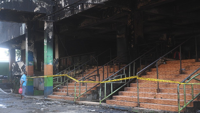 Begini Suasana Pasar Inpres Pasar Minggu Pascakebakaran - Bagian 2