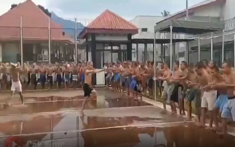 Viral Napi Lapas Narkotika Jogja Kompak Nyanyi Lagu Terpesona hingga Tuai Pujian