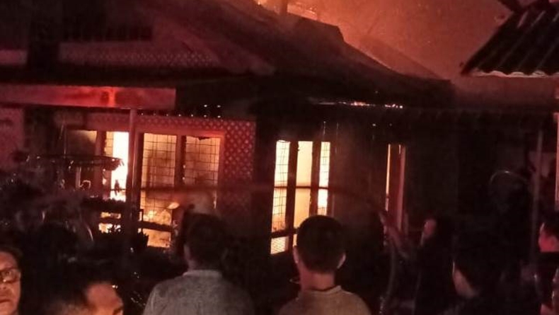 Kebakaran di Kota Pariaman, 3 Rumah Warga Ludes Terbakar