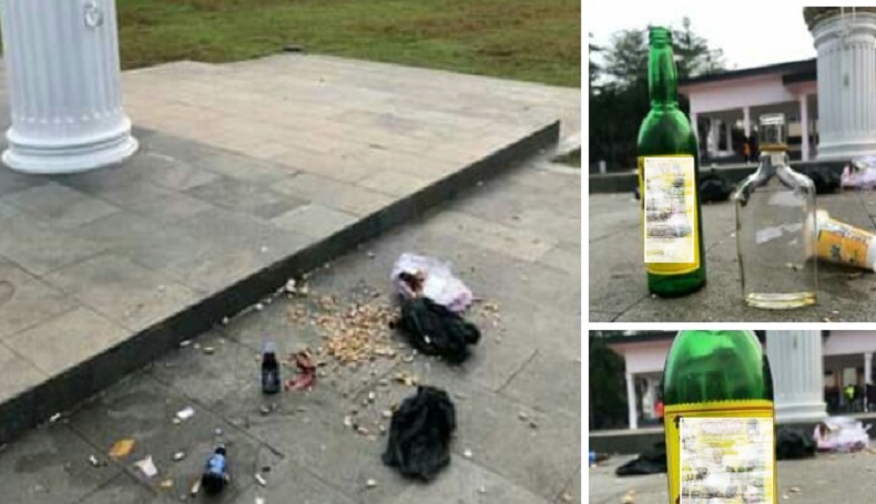 title Sampah dan Botol Miras Numpuk di GGM Majalengka Viral, Netizen Geram Sampah dan Botol Miras Numpuk di GGM Majalengka Viral, Netizen Geram