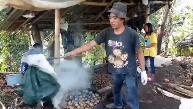 Berkah Ramadan di Kampung Caruluk Cianjur, Perajin Kolang Kaling Kebanjiran Pesanan