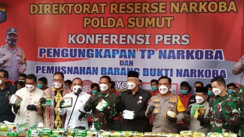 Kapolda: Sumut Peringkat Pertama Kasus Penyalahgunaan Narkotika