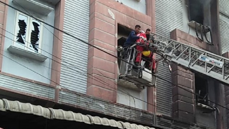 5 Unit Rumah di Jalan Rahmadsyah Medan Terbakar, 1 Orang Meninggal Dunia