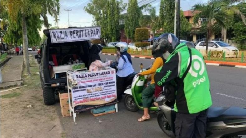 Aksi Polisi Gelar Razia Perut Lapar Jelang Berbuka Puasa di Tanjungpinang