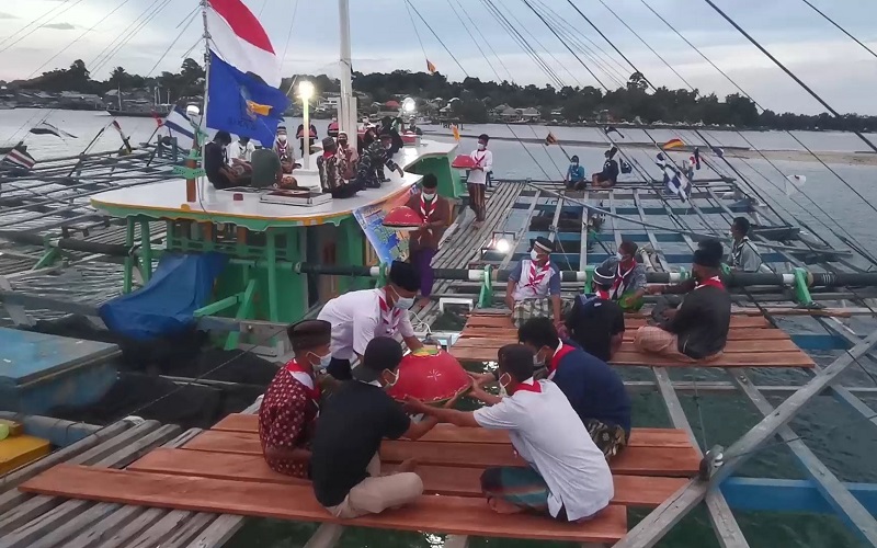 Ngabuburit Unik di Bangka Selatan, Keliling Pulau Disambut Pemandangan Indah