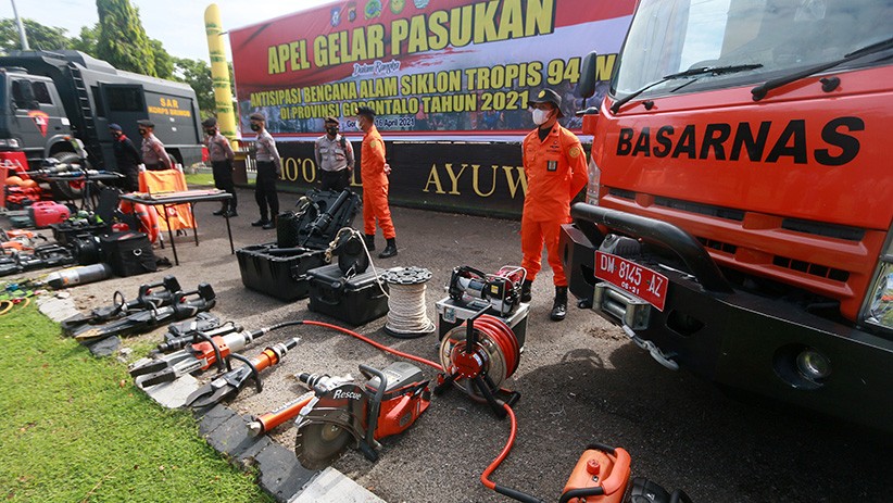 Apel Gelar Pasukan Antisipasi Bencana Alam Siklon Tropis 94W - Bagian 1