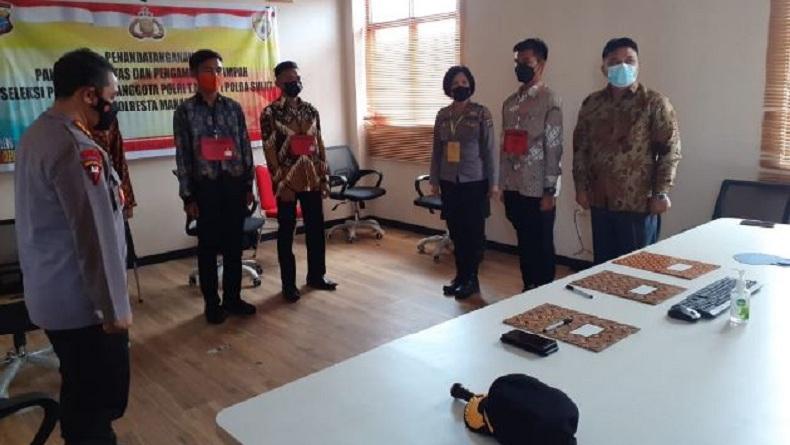 Calon Taruna Akpol di Polresta Manado Tanda Tangani Pakta Integritas