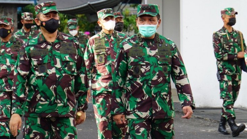 Datangi Sulut, Wakasal Tinjau Yonmarhanlan VIII Bitung