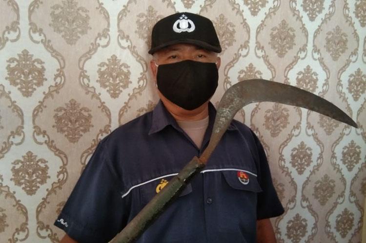  Tabrak Seorang Ibu, Pemuda di bawah Umur Ditangkap Warga Bawa Senjata Tajam