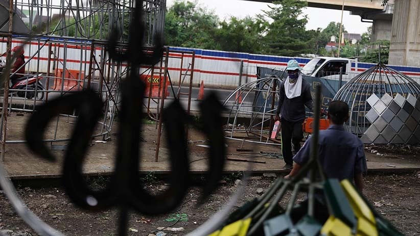 Begini Proses Pembuatan Kubah Masjid - Bagian 3