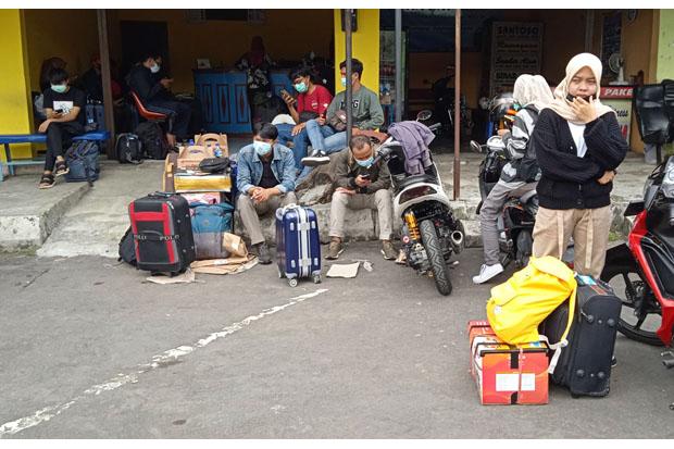  Ada Larangan Mudik, Perantau Tinggalkan Yogya Lebih Awal