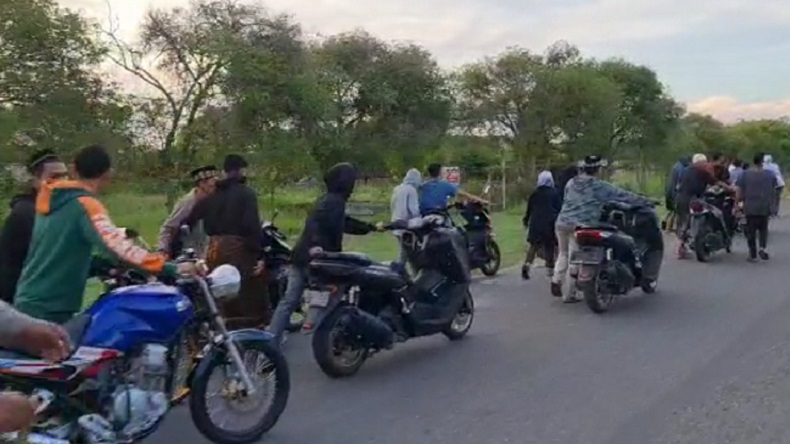 Balap Liar Resahkan Warga, Polisi Gabungan 3 Polsek di Aceh Utara Turun Tangan