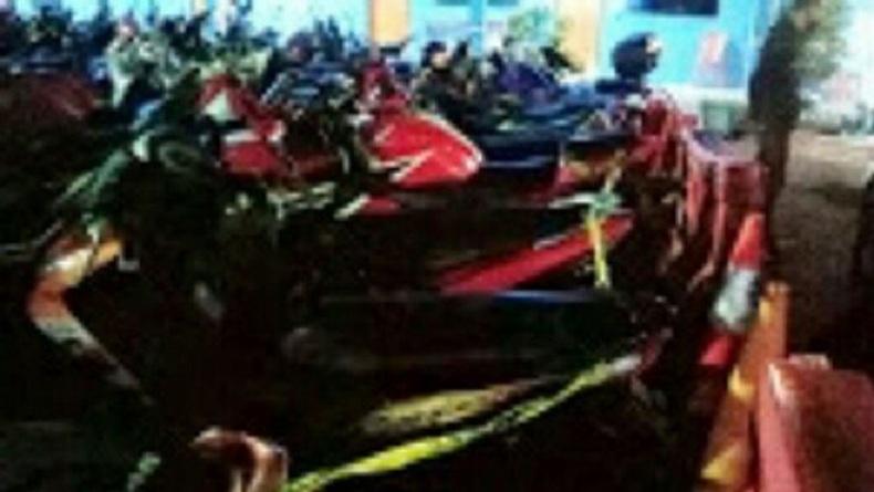 Polres Bitung Razia Knalpot Bising di Sejumlah Titik