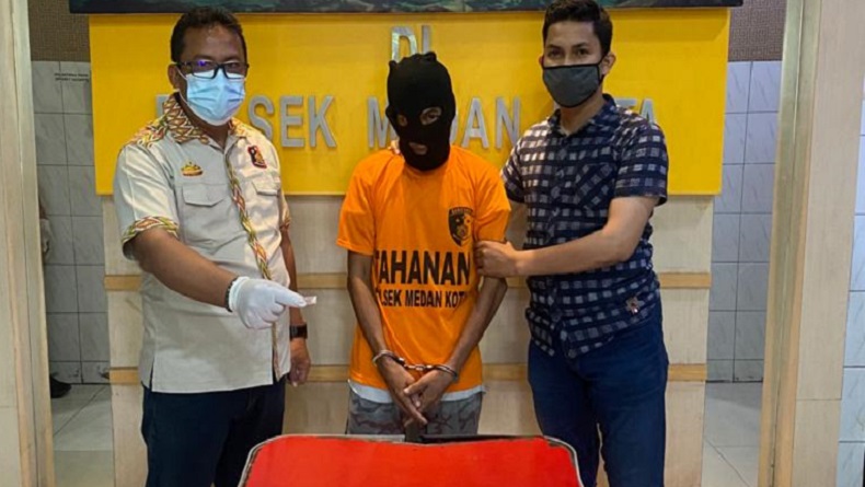 Kelabui Polisi, Pemuda di Medan Nyaris Telan Sebungkus Sabu