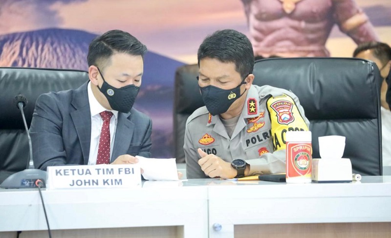 FBI Apresiasi Polda Jatim Ungkap Kasus Pembobolan Bantuan Covid-19 Amerika 