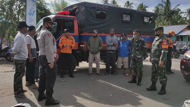 Seorang Nelayan di Bolaang Mongondow  Utara Hilang Diterjang Ombak