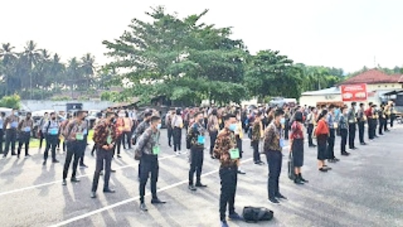 Persaingan Ketat, 143 Calon Siswa Polres Minsel Siap Jalani Seleksi Tingkat Daerah