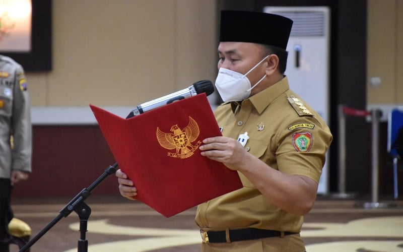 Gubernur Sugianto Sabran Melantik Kepala Perwakilan BPKP Provinsi Kalteng