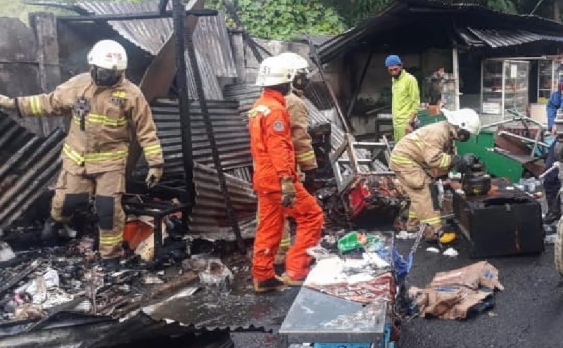 Kebakaran Dekat RS Fatmawati, 8 Warung Makan Ludes