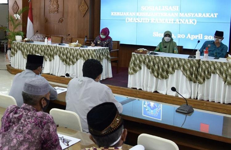 Dukung Kabupaten Ramah Anak, Pemkab Sleman Kembangkan Masjid Ramah Anak