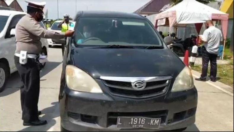 Sosialisasi Larangan Mudik, Satlantas Polres Pekalongan Kota Gelar Aksi Simpatik 