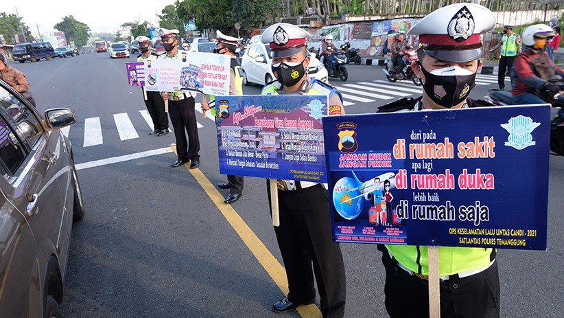 Amankan Mudik Lebaran 166743 Personel Polisi Dikerahkan 