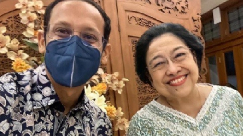 Di Tengah Isu Kena Reshuffle, Nadiem Diskusi Merdeka Belajar dengan Megawati 