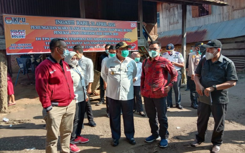 Pj Bupati dan KPU PALI Pastikan Pelaksanaan PSU Berjalan Lancar