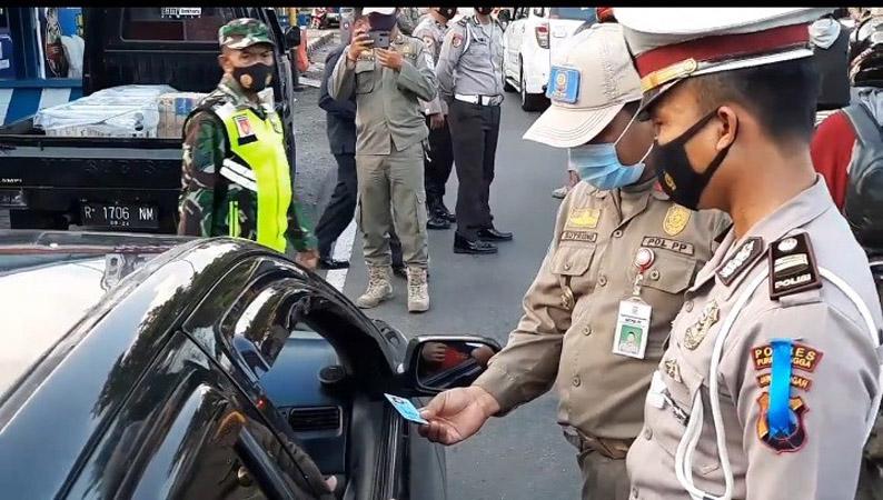 Antisipasi Mudik Lebih Awal, TNI-Polri Sekat 5 Jalur Pintu Masuk Purbalingga
