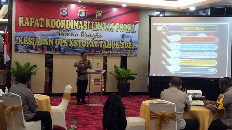  Polda Lampung, Sumsel dan Banten Gelar Rakor Operasi Ketupat