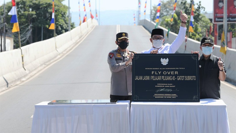 Dua Flyover Diresmikan Ridwan Kamil Untuk Kurangi Kemacetan Kota Bandung