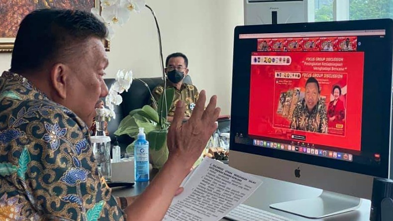 Di FGD dengan Megawati, Olly Bicara Pentingnya Sinergitas Kesiapsiagaan Hadapi Bencana