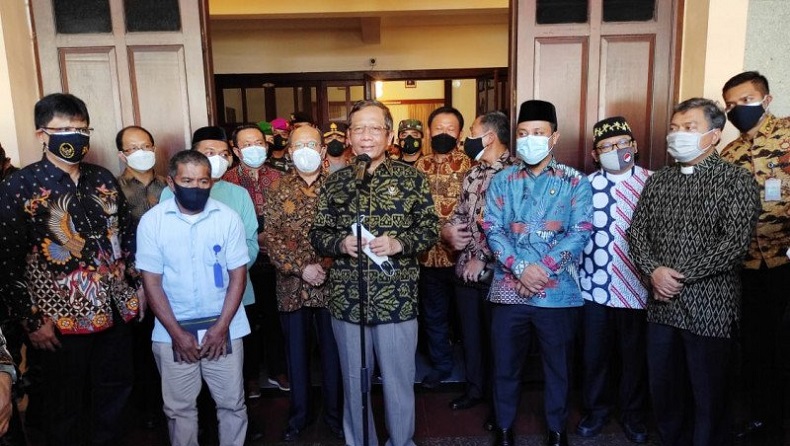 Kunjungi Keuskupan Agung Makassar, Mahfud Sebut Teroris Paling Banyak Ditangkap di Sulsel