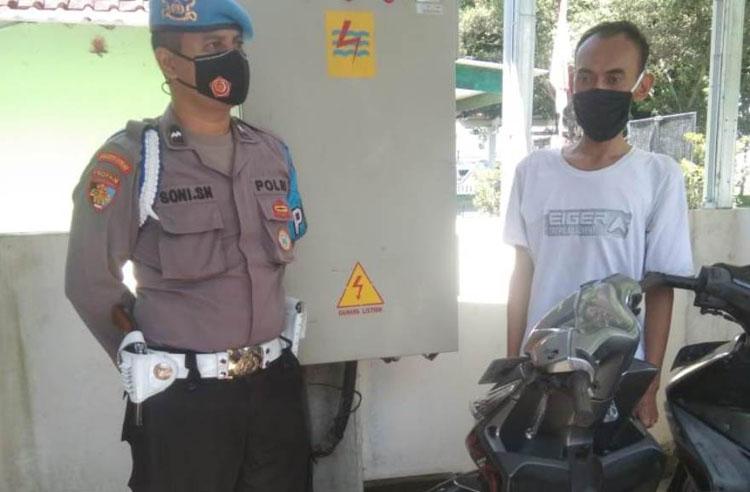 Sakit Hati Kerap Dimaki, Pria di Sleman Gondol Motor Milik Majikannya