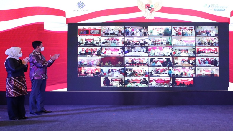 BP Jamsostek Cimahi Verifikasi Berkas Penerima Manfaat Beasiswa Rp174 Juta