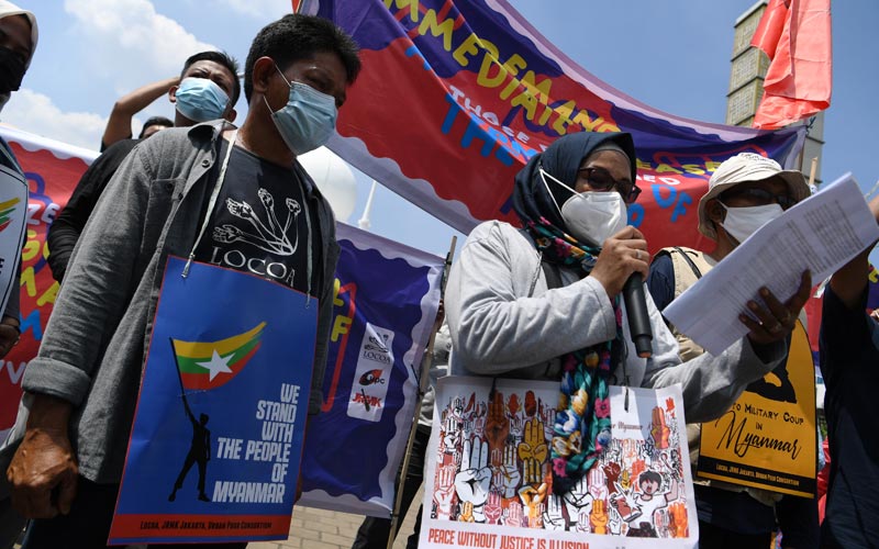 Jaringan Rakyat Miskin Kota Tolak Kedatangan Pimpinan Junta Militer Myanmar  - Bagian 2