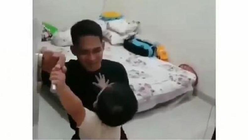 Viral Video Lettu Imam Adi Tak Diizinkan Anaknya Pergi Tugas di KRI Nanggala 402