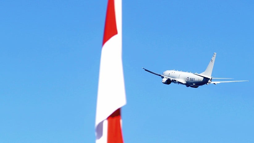 Penampakan Pesawat P-8 Poseidon US NAVY Bantu Cari KRI Nanggala 402 - Bagian 3