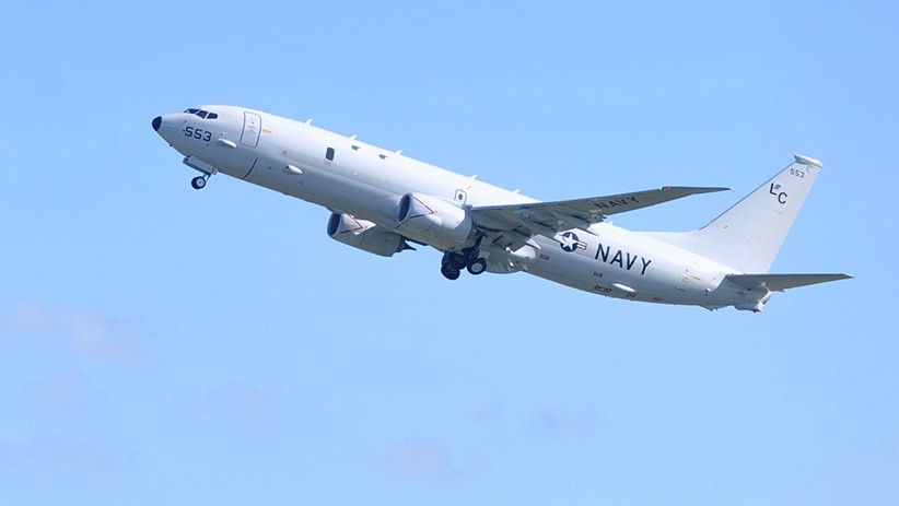 Penampakan Pesawat P-8 Poseidon US NAVY Bantu Cari KRI Nanggala 402 - Bagian 1