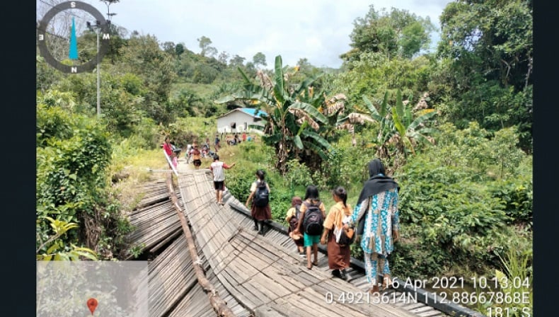  Jembatan di Kapuas Hulu Putus Diterjang Banjir, Dinas Saling Lempar Tanggung Jawab
