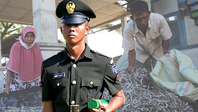 Inspiratif, Anak Penjual Ikan Teri asal Aceh Barat Daya Lulus Jadi Prajurit TNI AD