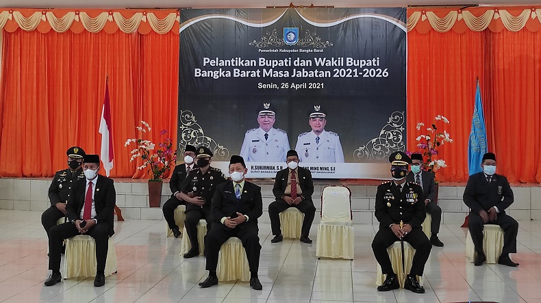 Gubernur Babel Lantik Bupati dan Wakil Bangka Barat Terpilih
