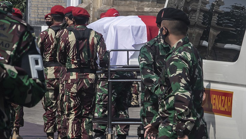 Begini Suasana Pemakaman Kabinda Papua di TMP Kalibata - Bagian 1