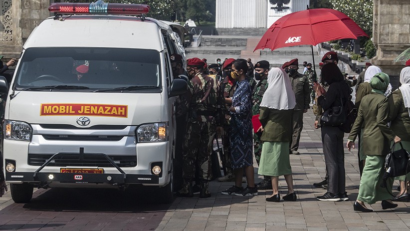 Begini Suasana Pemakaman Kabinda Papua di TMP Kalibata - Bagian 2