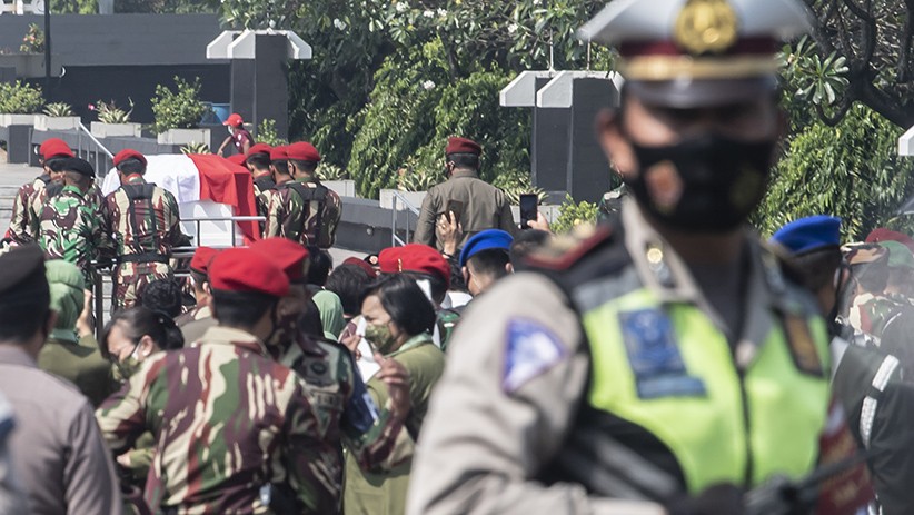 Begini Suasana Pemakaman Kabinda Papua di TMP Kalibata - Bagian 3