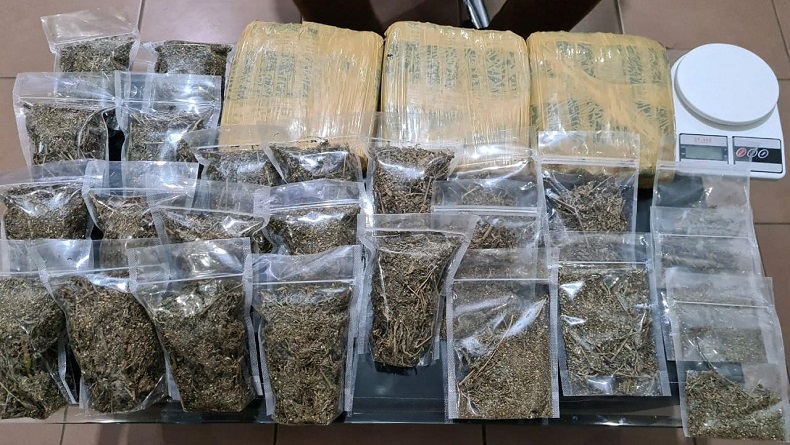 Bawa Ganja 4 Kg, Pria di Bandarlampung Digerebek Polisi