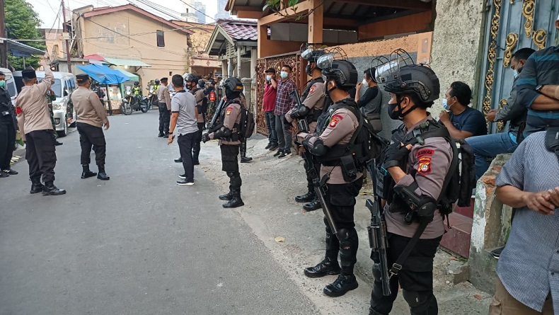 Pascapenangkapan Munarman, Polisi Geledah Eks Markas FPI di Petamburan