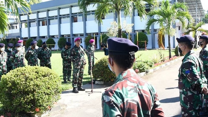 Lantamal VIII Gelar Apel Khusus untuk Prajurit KRI Nanggala-402