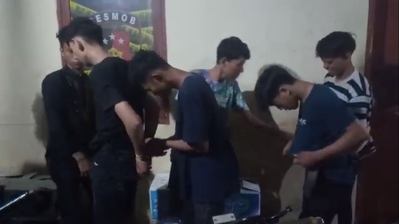 9 Penyerang Remaja di Kafe Makassar Ditangkap Polisi